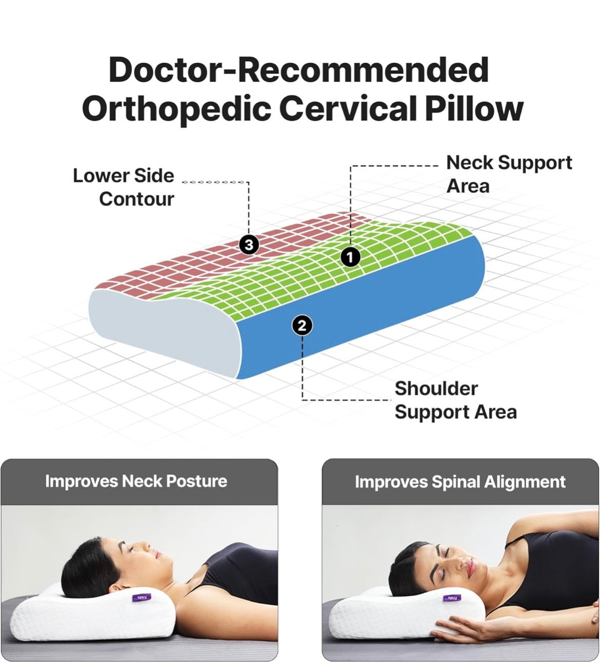 dreamy|cervical pillow